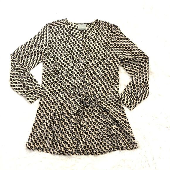 ‎ANTHROPOLOGIE MAEVE DRAWSTRING PATTERNED TUNIC SM - Picture 1 of 11